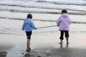 Children at the Beach